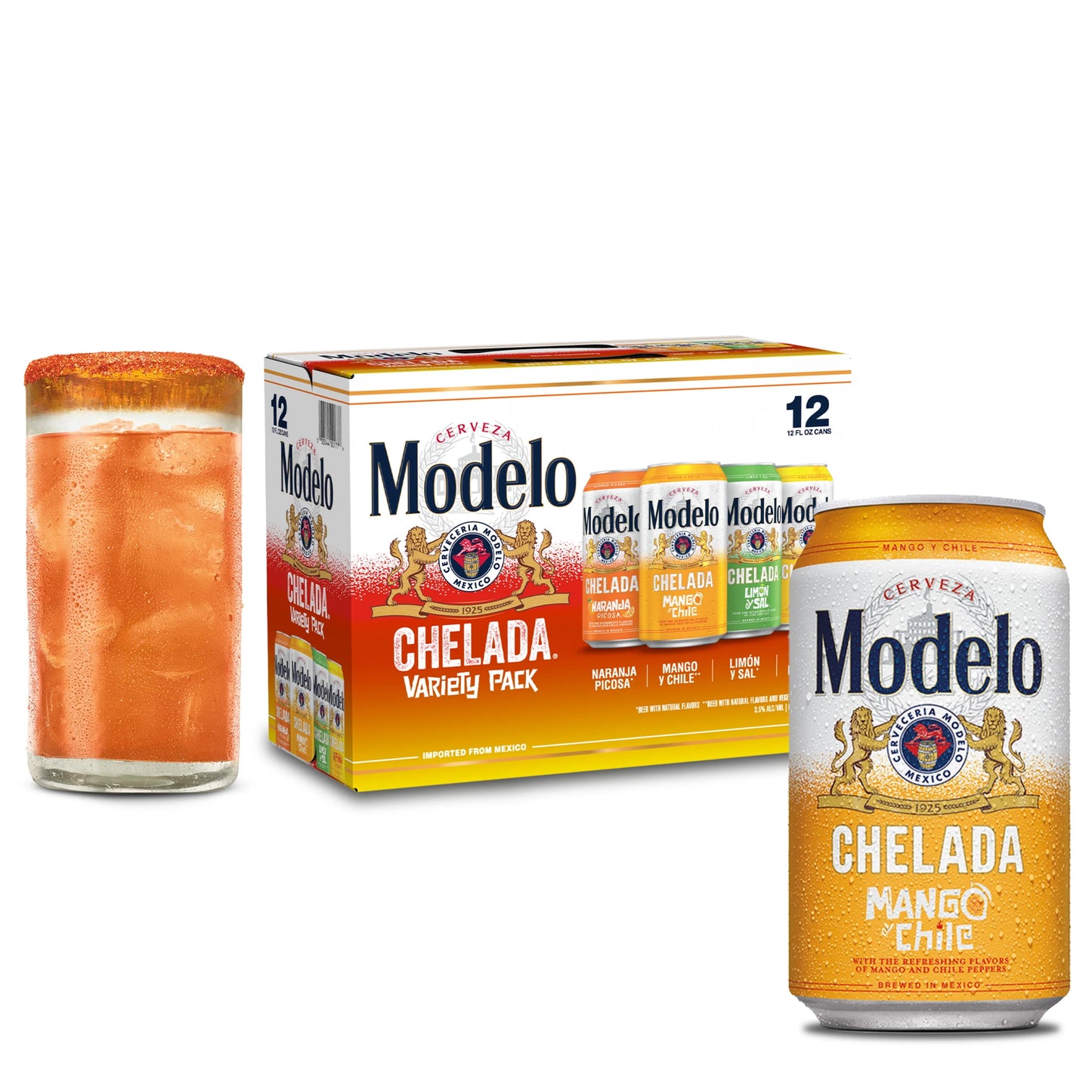 Modelo Chelada Mexican Beer Variety pack (12 x 12.5 oz