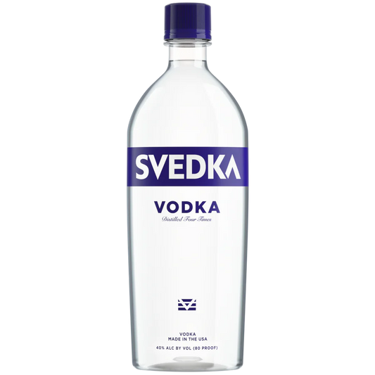 Svedka 80 Proof Vodka Bottle 750 ml